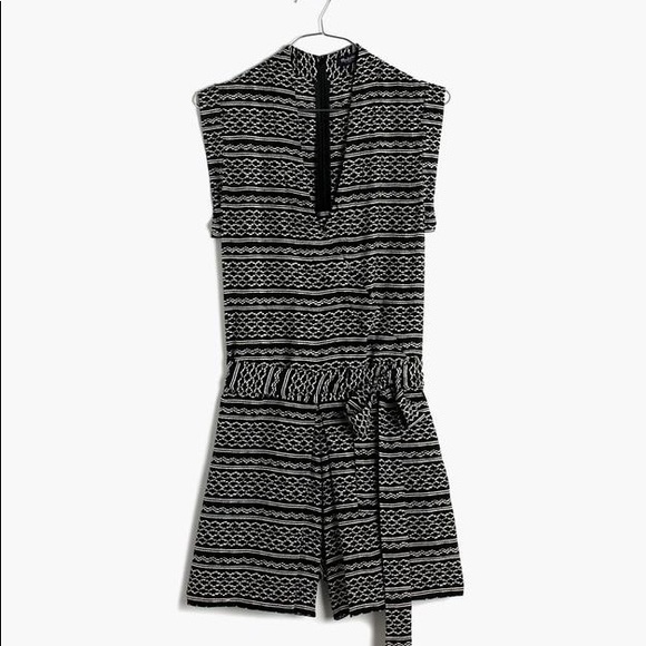 Madewell Other - Madewell Black & White Kimono Tidalwave Romper